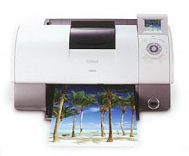 Принтер Canon BubbleJet i900d с СНПЧ и чернилами
