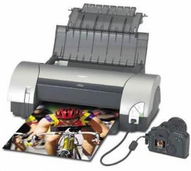 Принтер Canon BubbleJet I9950 с СНПЧ и чернилами