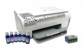 МФУ HP Photosmart C6283 с ПЗК и чернилами МФУ HP Photosmart C6283 с ПЗК и чернилами