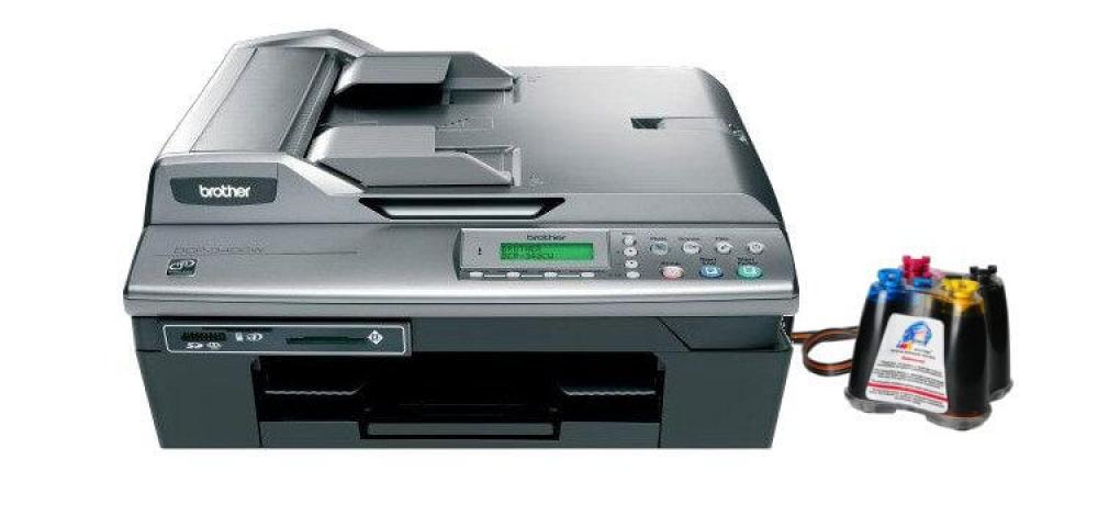 изображение МФУ Brother DCP 340CW с СНПЧ и чернилами - изображение 1