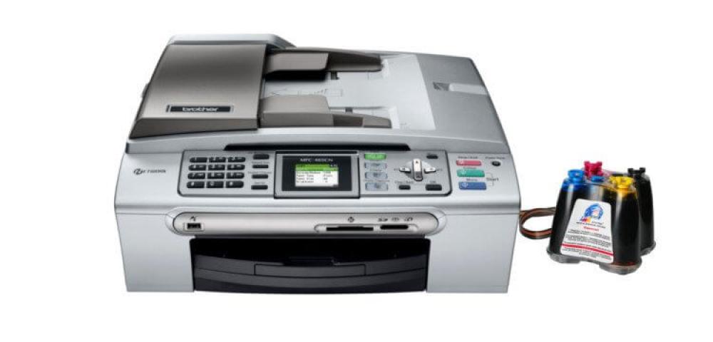 изображение МФУ Brother MFC 465CN с СНПЧ и чернилами - изображение 1