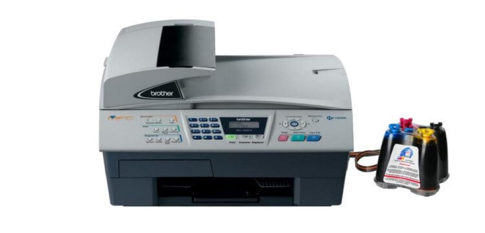 изображение МФУ Brother MFC 5440CN с СНПЧ и чернилами - изображение 1