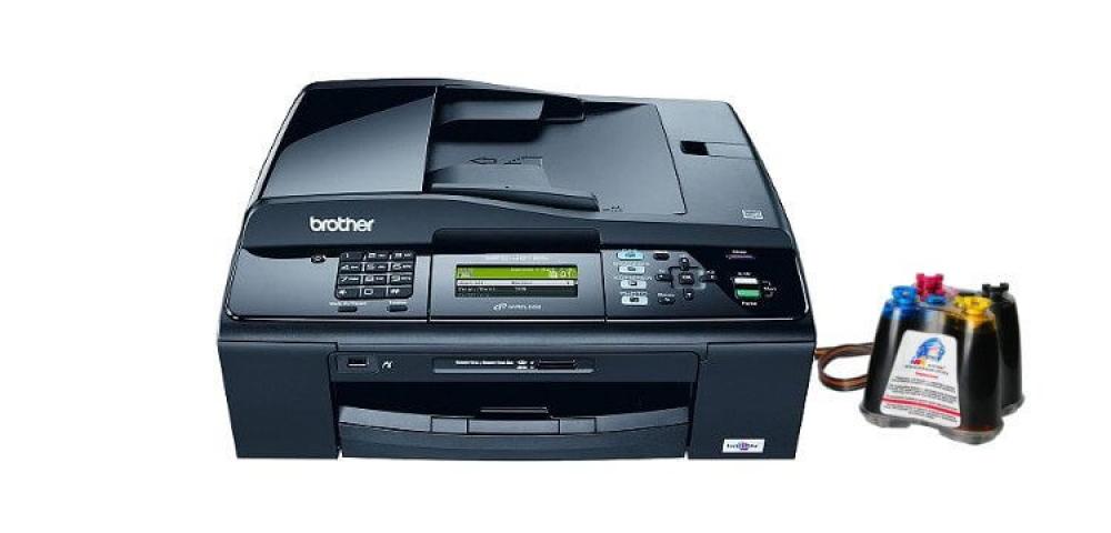 изображение МФУ Brother MFC 615CW с СНПЧ и чернилами - изображение 1