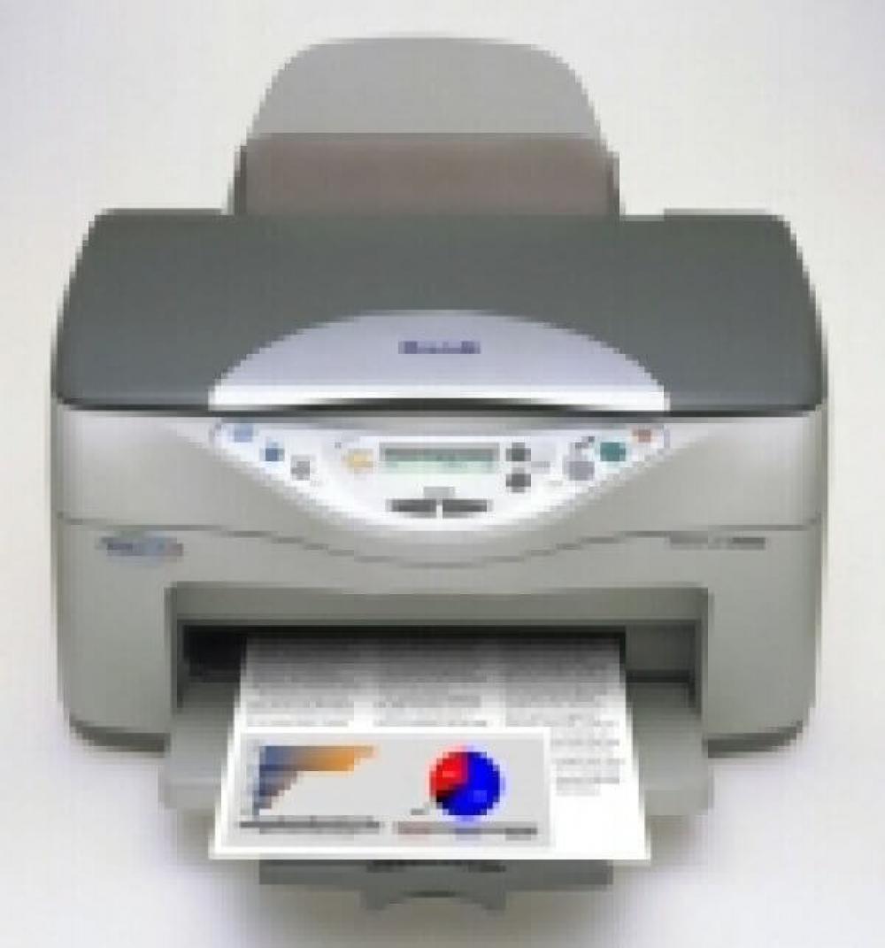 изображение МФУ Epson Stylus CX5200 с СНПЧ и чернилами - изображение 1