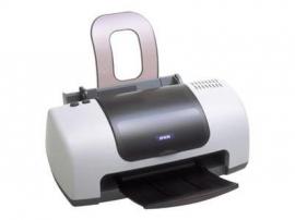Принтер Epson Stylus C44 с СНПЧ и чернилами