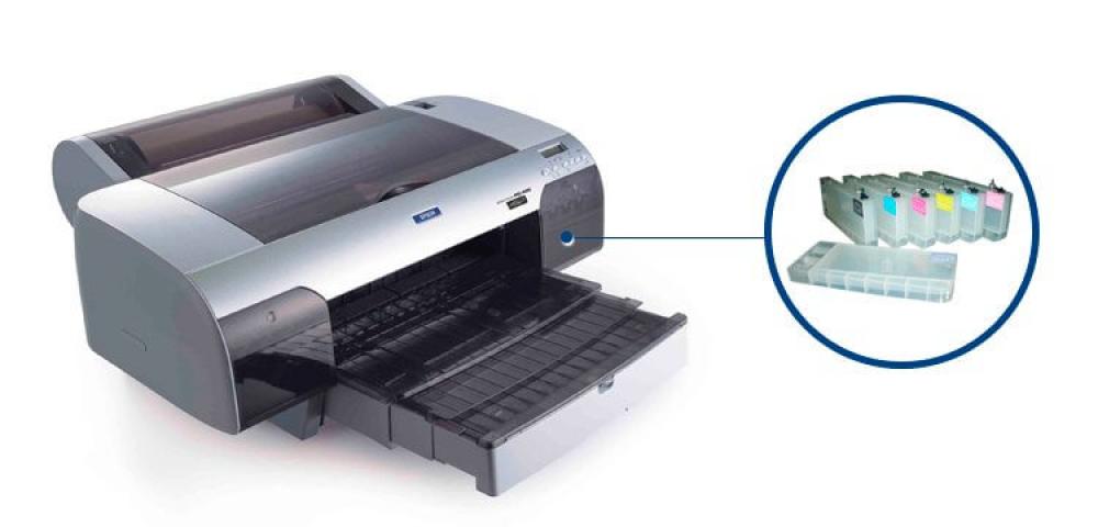 изображение Плоттер Epson Stylus Pro 4000 с ПЗК и чернилами - изображение 1