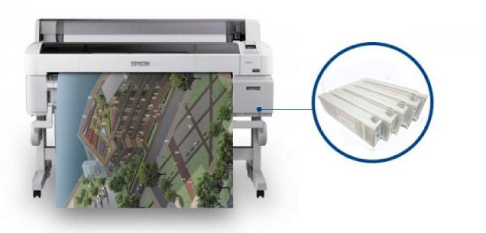изображение Плоттер Epson SureColor SC-T7000 с ПЗК и чернилами - изображение 1