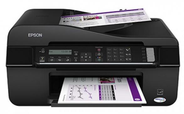 изображение МФУ Epson Stylus Office BX320FW с ПЗК и чернилами