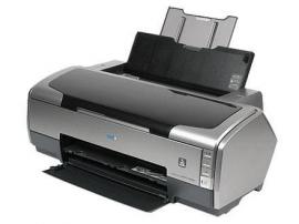 Цветной принтер Epson Stylus Photo R1800 с ПЗК и чернилами