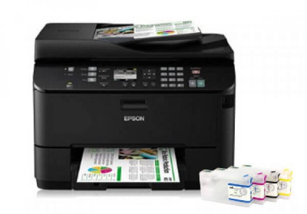 изображение МФУ Epson WorkForce Pro WP-4535DWF с ПЗК и чернилами - изображение 1