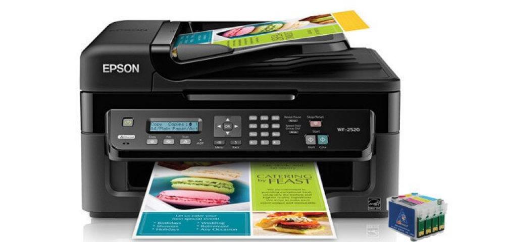 изображение МФУ Epson Workforce WF-2520 с ПЗК и чернилами - изображение 1
