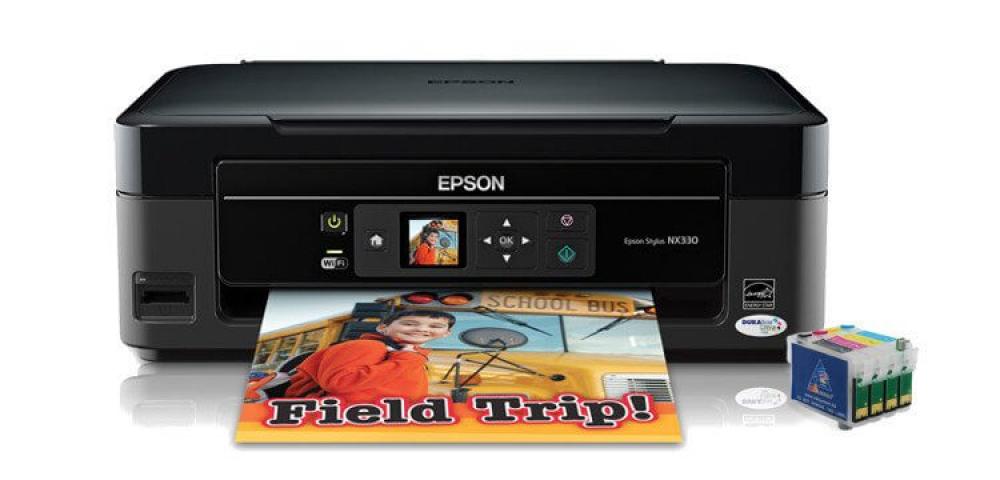 изображение МФУ Epson Stylus NX330 с ПЗК и чернилами - изображение 1