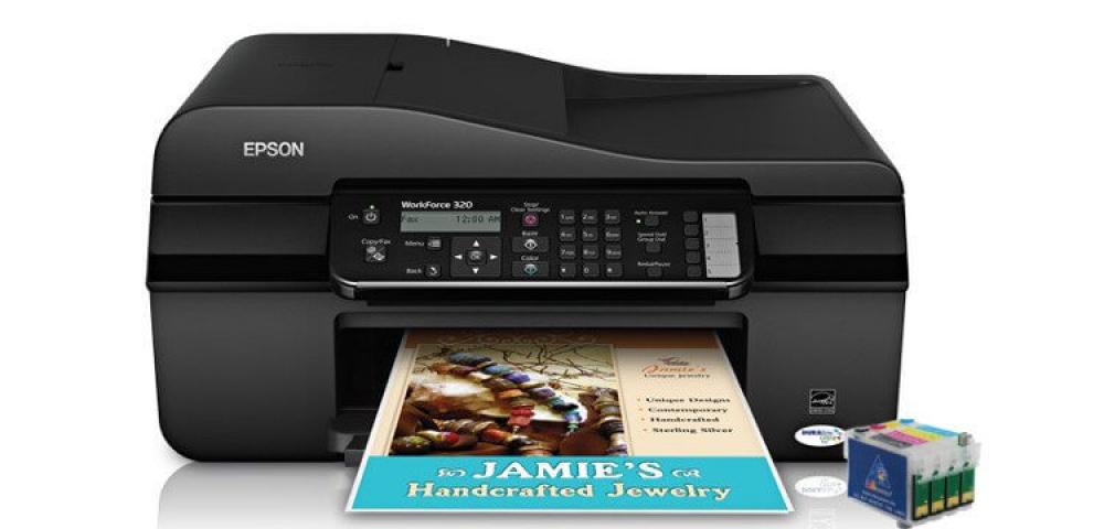 изображение МФУ Epson WorkForce 320 с ПЗК и чернилами - изображение 1