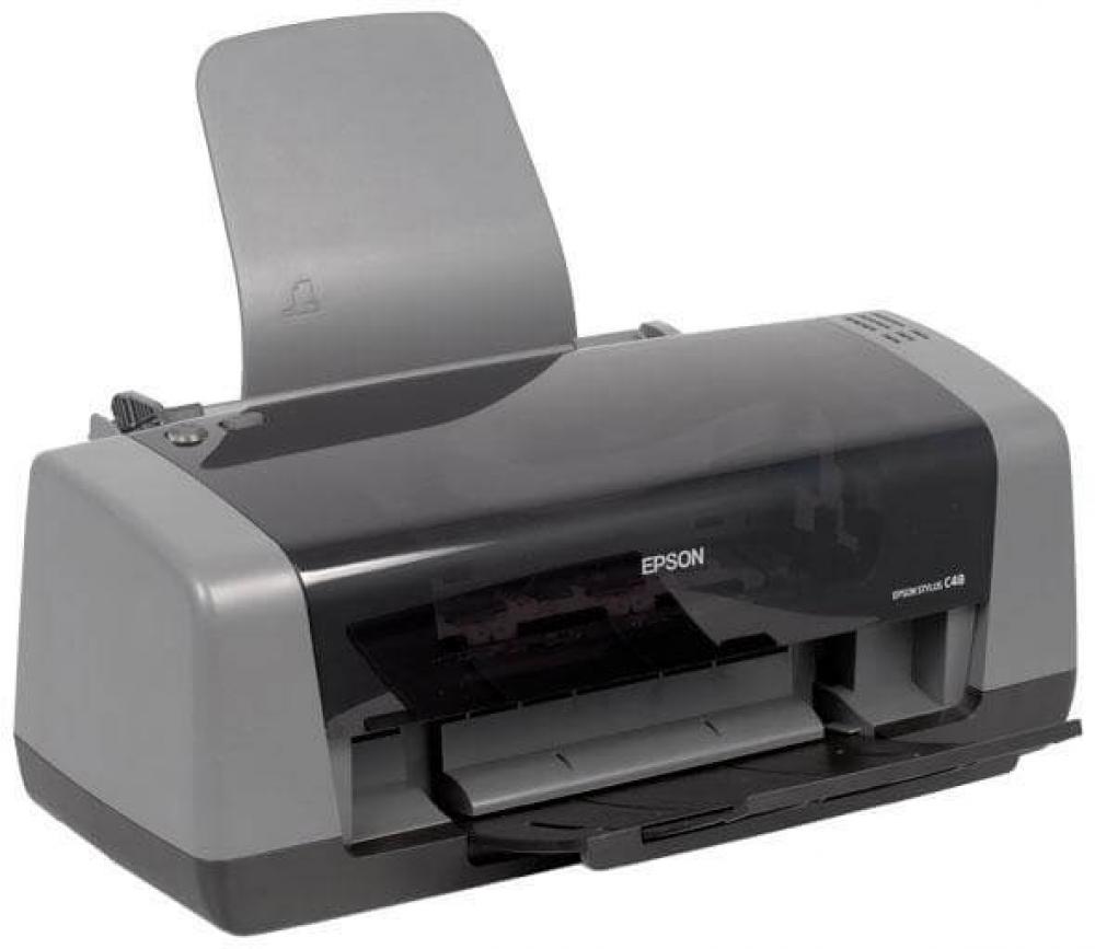 изображение Цветной принтер Epson Stylus C48 с ПЗК и чернилами - изображение 1