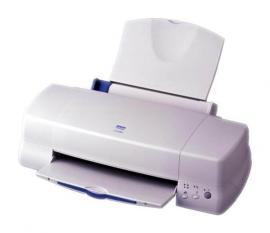 Цветной принтер Epson Stylus Color 600 с ПЗК и чернилами