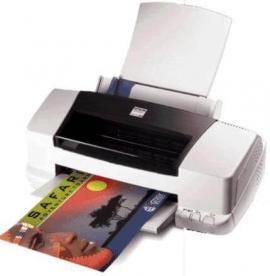 Цветной принтер Epson Stylus Color 860 с ПЗК и чернилами