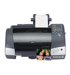Цветной принтер Epson Stylus Photo 825 с ПЗК и чернилами