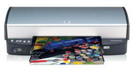Принтер HP Deskjet 5943 с СНПЧ и чернилами