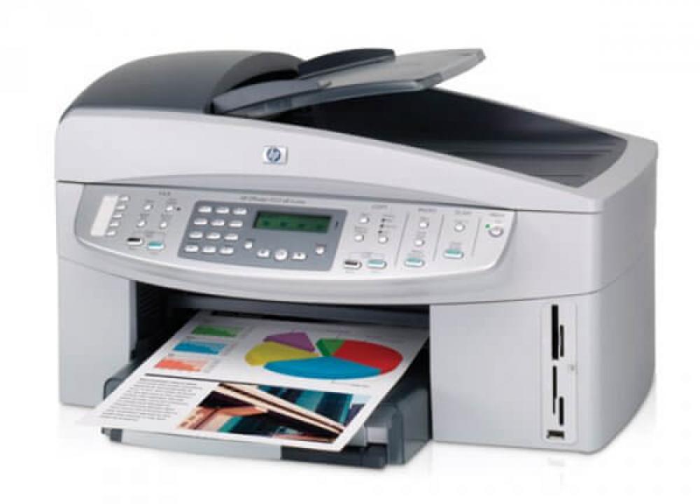 изображение МФУ HP Officejet 7215 с СНПЧ и чернилами - изображение 1