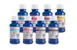 Комплект ультрахромных чернил INKSYSTEM для Epson R2100, R2200 100 мл. (8 цветов)
