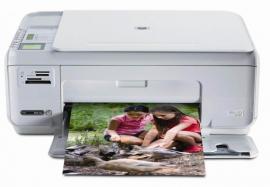 МФУ HP Photosmart C4385 с СНПЧ и чернилами