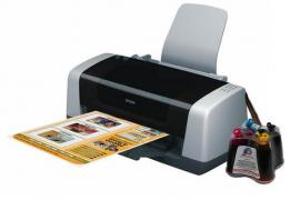 Принтер Epson Stylus C45 с СНПЧ и чернилами