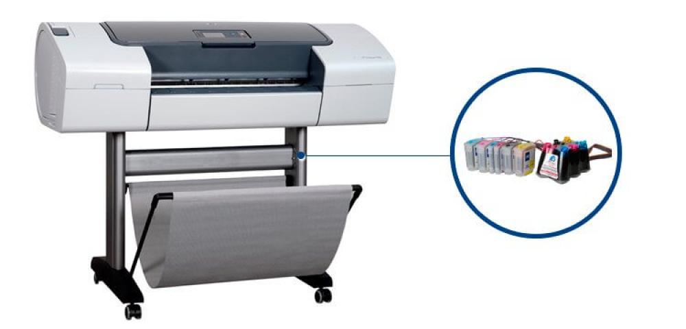 изображение Плоттер HP DesignJet T620 с СНПЧ и чернилами - изображение 1