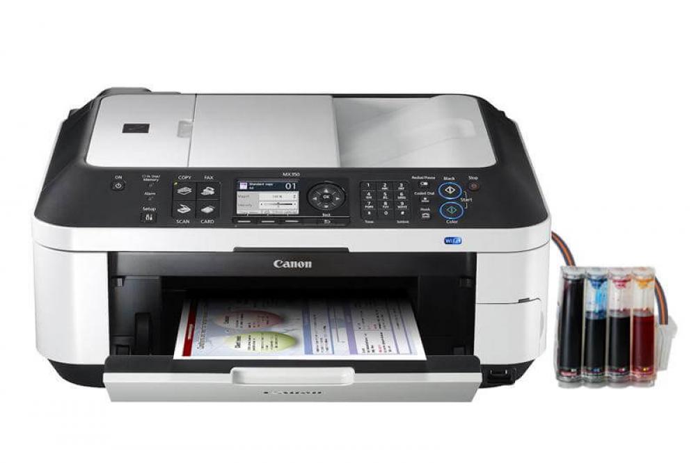 изображение МФУ Canon PIXMA MX350 с СНПЧ и чернилами - изображение 1