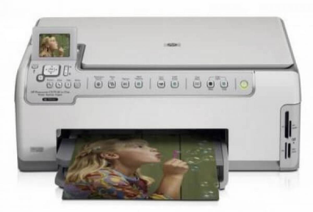 изображение МФУ HP PhotoSmart C5185 с СНПЧ и чернилами - изображение 1