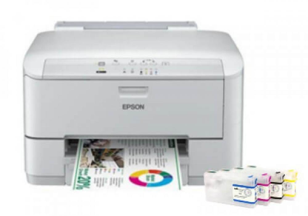 изображение Цветной принтер Epson WorkForce Pro WP-4010 с ПЗК и чернилами - изображение 1