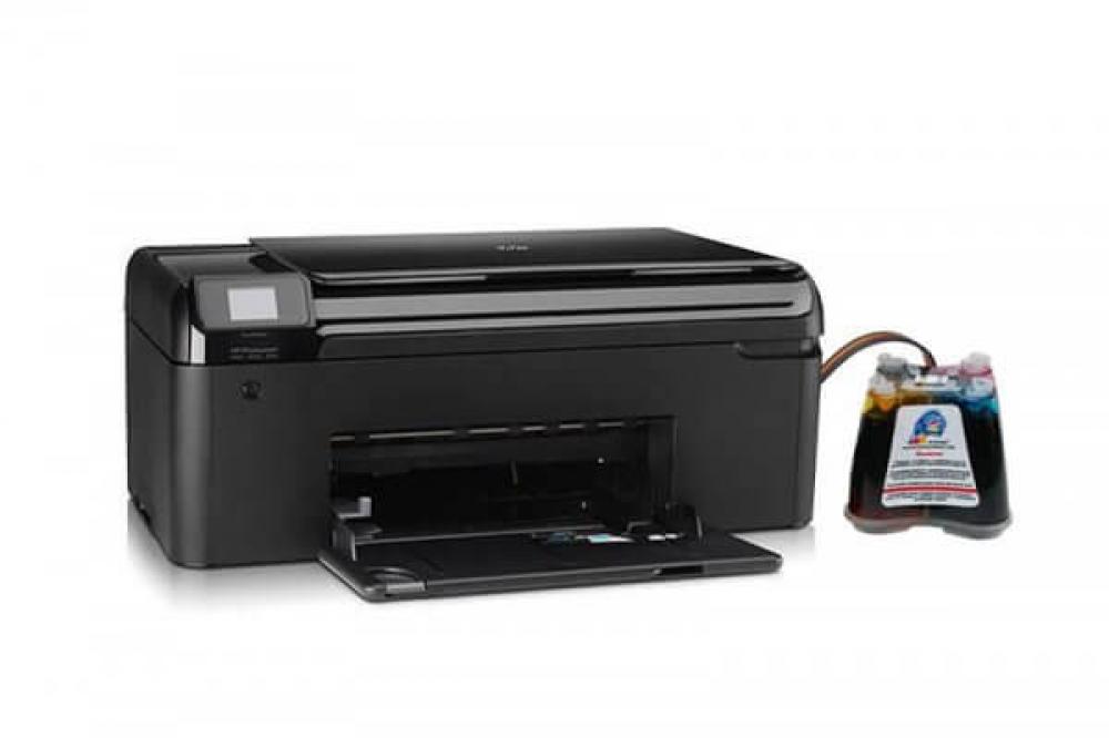 изображение МФУ HP Photosmart B109n с СНПЧ и чернилами - изображение 1