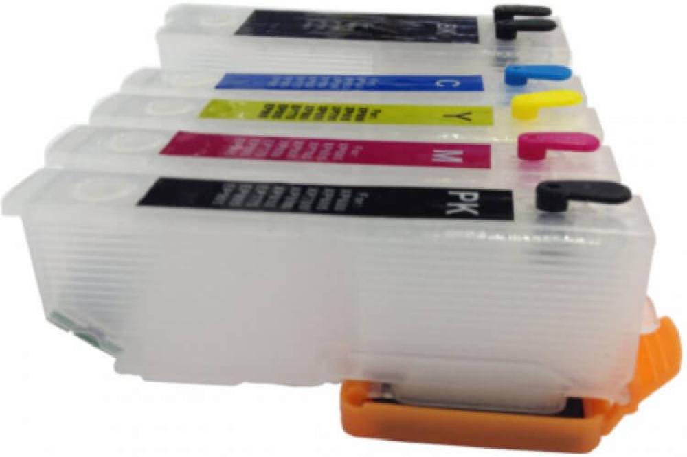 изображение Перезаправляемые картриджи для Epson Expression Premium XP-600 (чип T26) - изображение 1