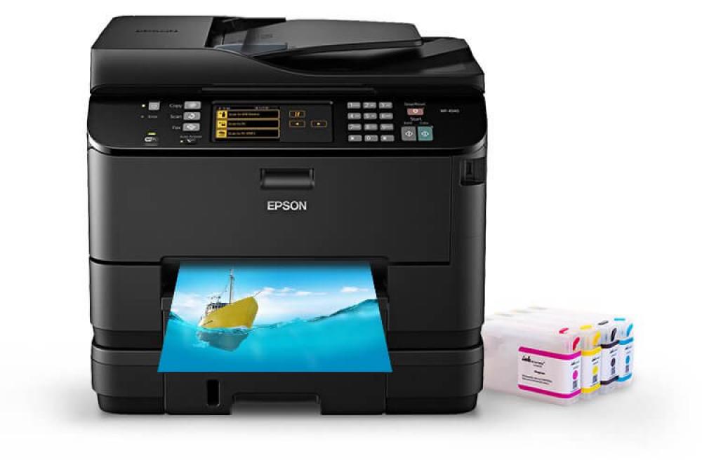 изображение МФУ Epson WorkForce Pro WP-4540 Refurbished by Epson с ПЗК и чернилами - изображение 1