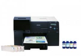Цветной принтер Epson B-510DN с ПЗК и чернилами