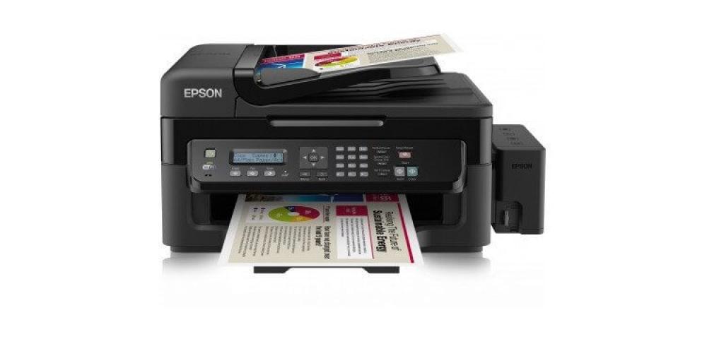 изображение МФУ Epson L555 с оригинальной СНПЧ и чернилами INKSYSTEM 70 мл - изображение 1