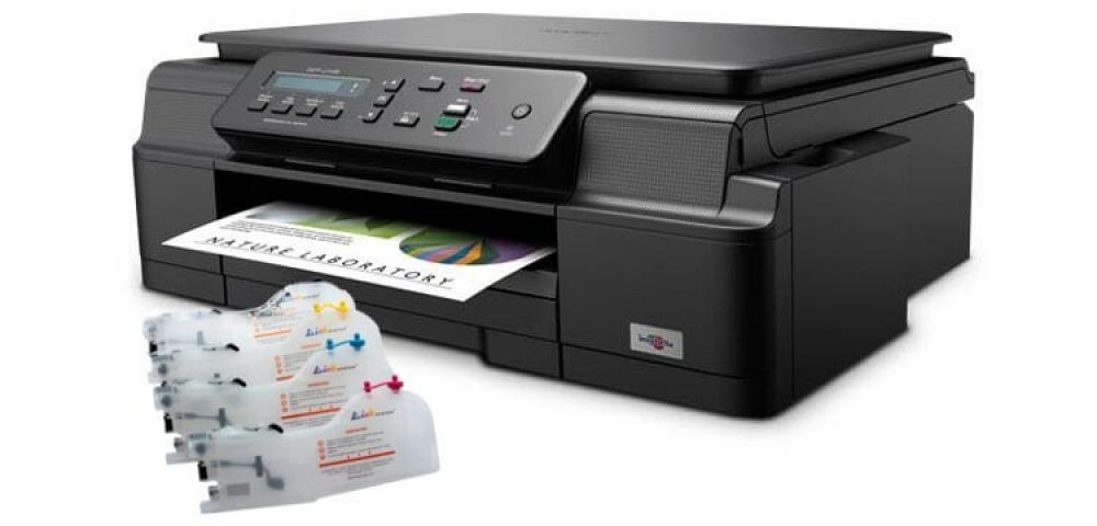 изображение МФУ Brother DCP-J105 с ПЗК и чернилами - изображение 1