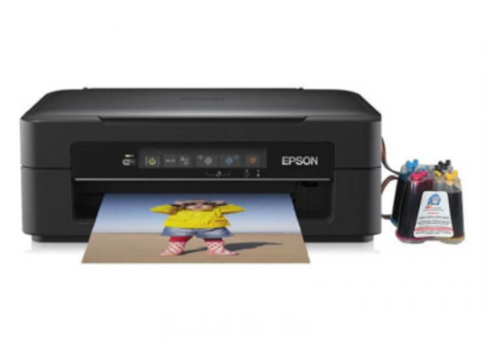 изображение МФУ Epson Expression Home XP-215 с СНПЧ и чернилами - изображение 1