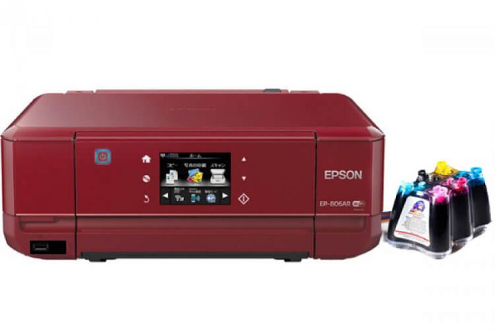 изображение МФУ Epson Colorio EP-806AR с СНПЧ и чернилами - изображение 1