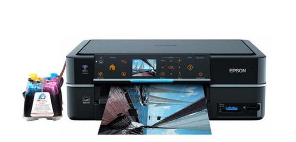 изображение МФУ Epson Stylus Photo PX730WD с СНПЧ и чернилами - изображение 1