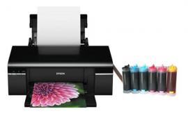 Принтер Epson Stylus Photo T50 с СНПЧ и чернилами INKSYSTEM Industrial