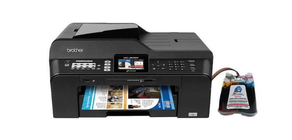 изображение МФУ Brother MFC-J6510DW с СНПЧ и чернилами - изображение 1