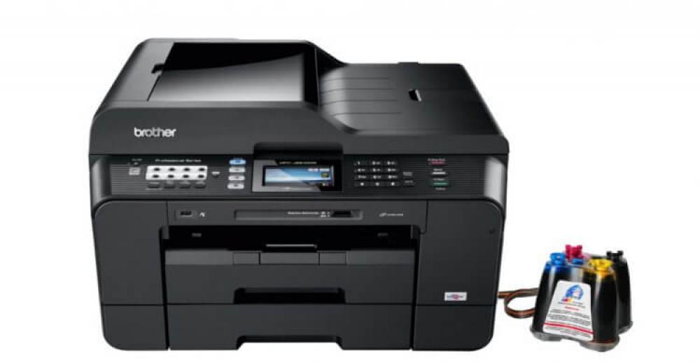 изображение МФУ Brother MFC-J6910DW с СНПЧ и чернилами - изображение 1