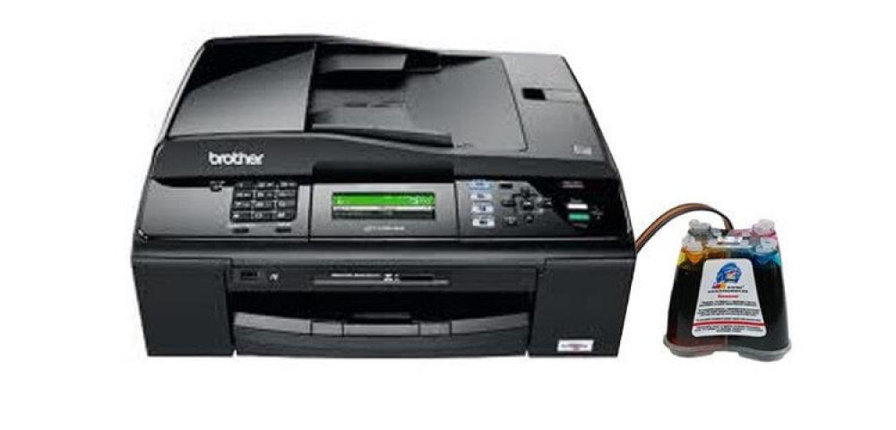 изображение МФУ Brother MFC-J265W с СНПЧ и чернилами - изображение 1